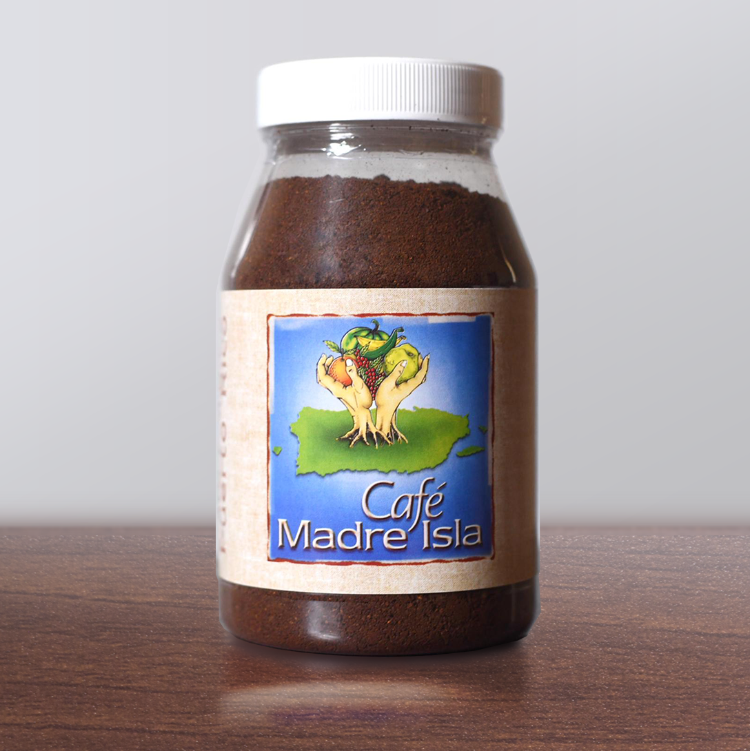 Café Madre Isla recipiente de plástico reciclable 2001
