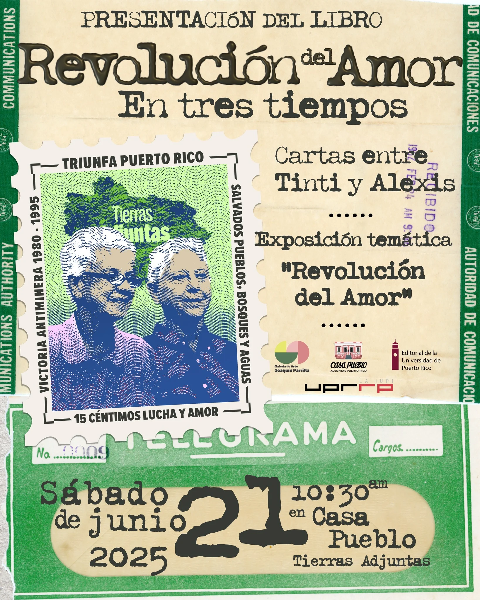 Revolución del amor en tres tiempos: Cartas entre Tinti y Alexis